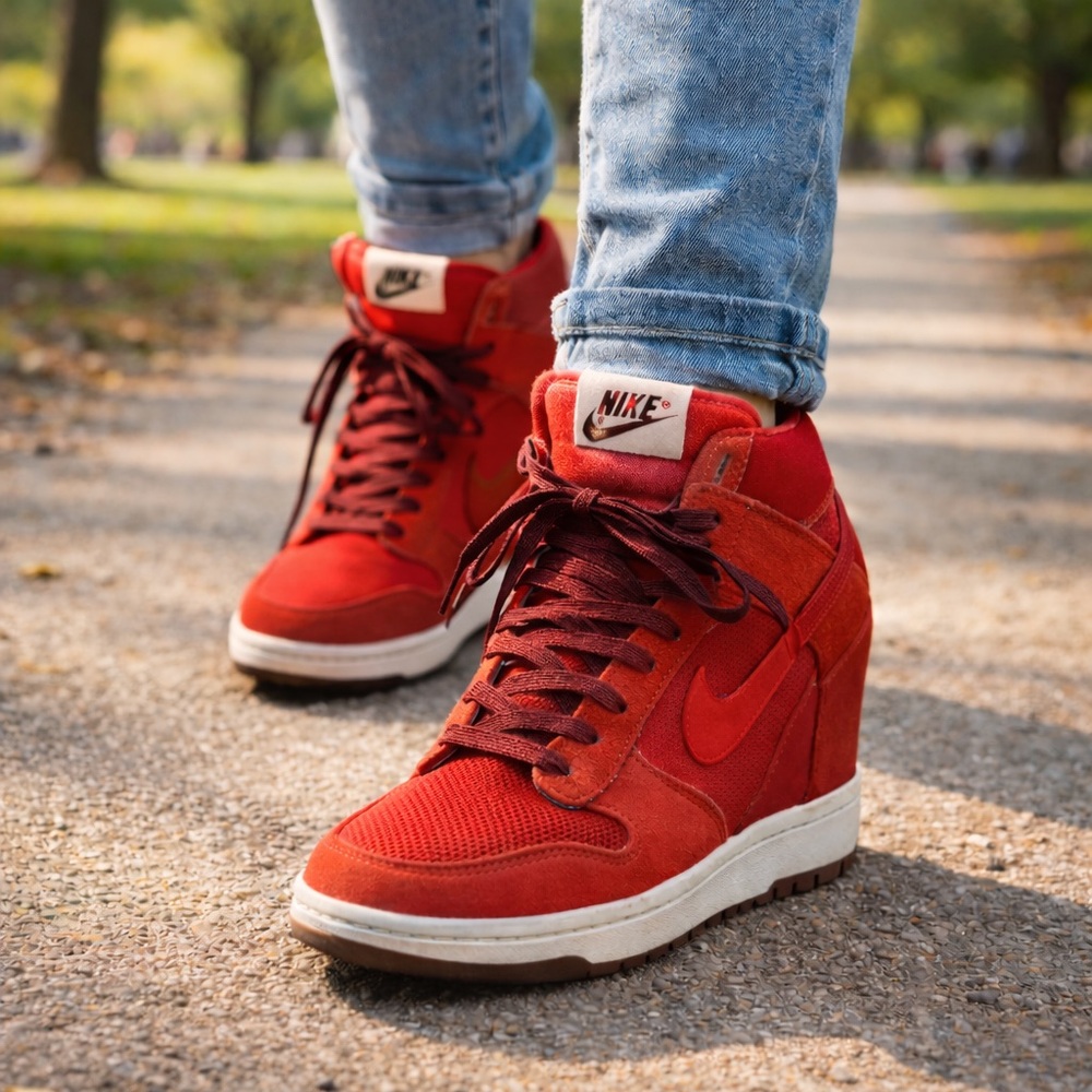 Nike Women's Dunk Sky High Essential Hidden Wedge 10.5